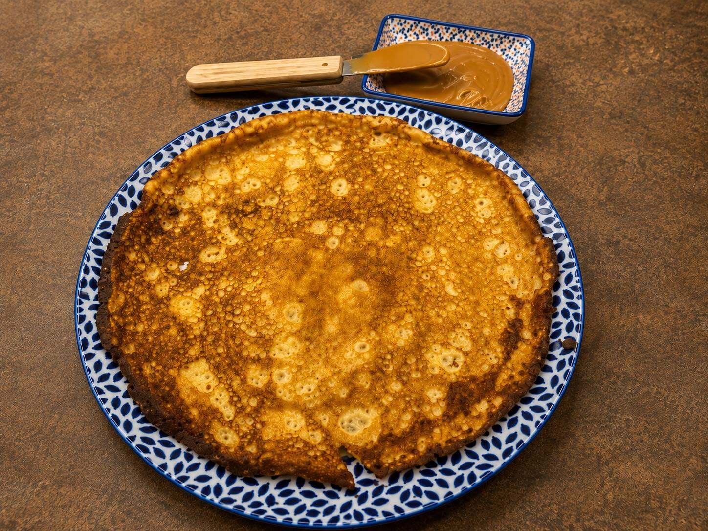 Crêpes au praliné — recette au praliné artisanal