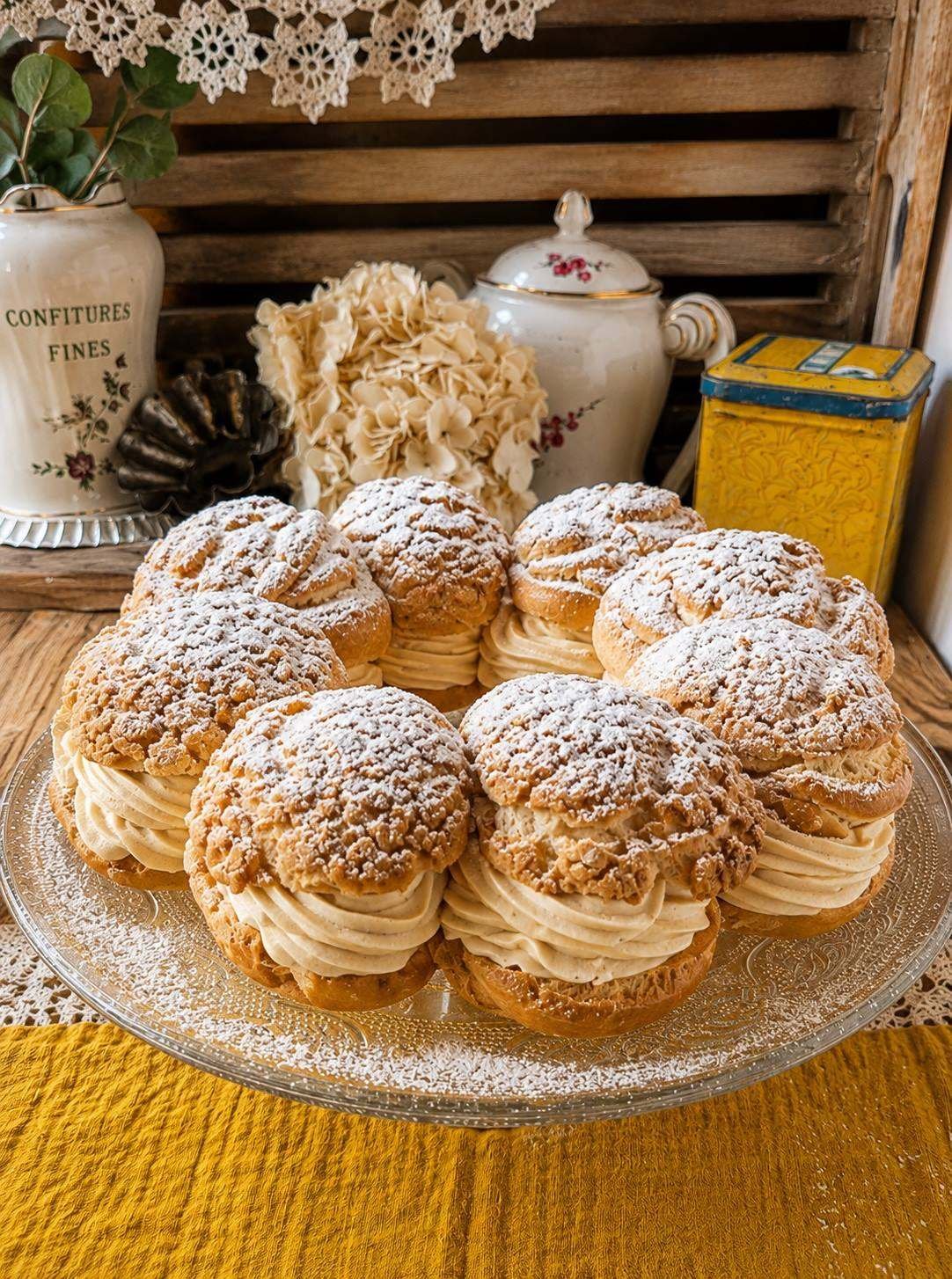 Paris-Brest au praliné cacahuètes-amandes & fleur de sel — recette au praliné artisanal